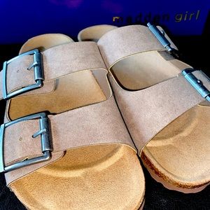 Madden Girl Sandals-Taupe size 6